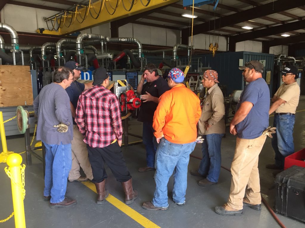 Journeymen training on Wach's Machining Tools